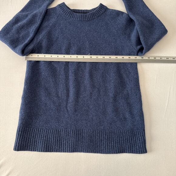 Banana Republic Women’s M 100% Merino Extra Fine Wool Crew Neck Sweater Preppy - Picture 6 of 9